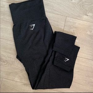 GYMSHARK Black Vital Seamless